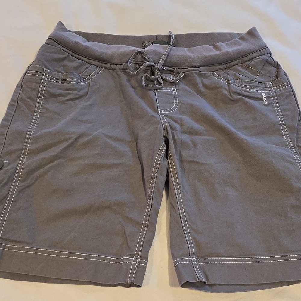 Prana Gray Drawstring Women's Shorts